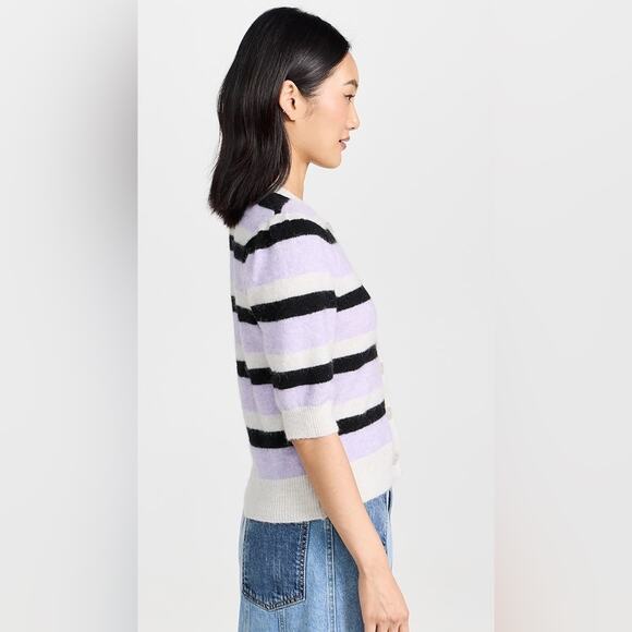 BAUM UND PFERDGARTEN Striped Carlee Cardigan  - Size Large - Picture 4 of 8